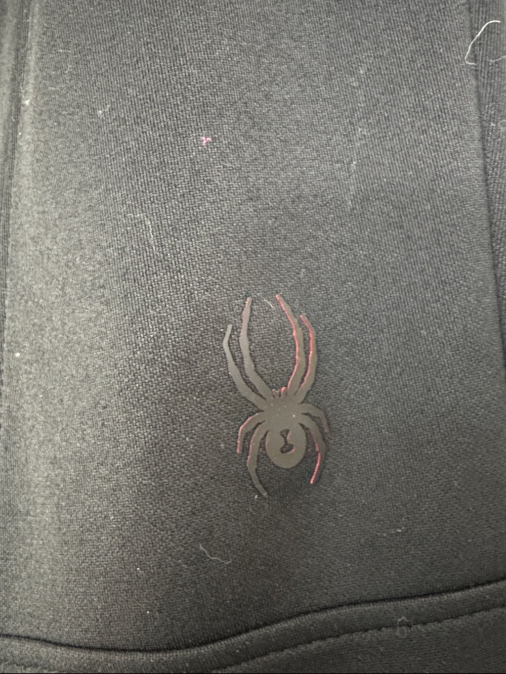 Spyder Active Black and Red Performance Pants size Small waist 26 #1 - Picture 2 of 6